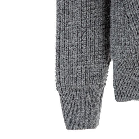 Sunflower John Cardigan Grey Melange 3015 Degli Uberti